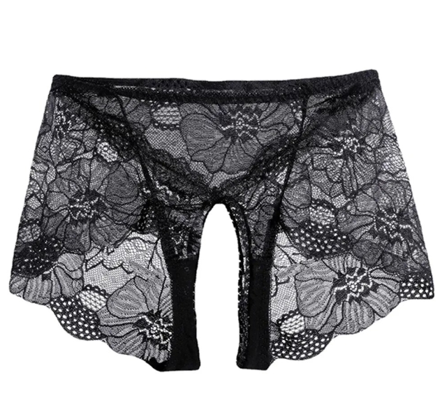 Crotchless Lace Briefs (4) Crotchless Lace Briefs (4)