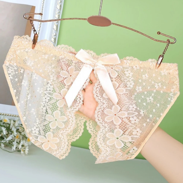 Crotchless Lace Briefs (8) Crotchless Lace Briefs (8)