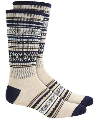 Novelty Print Crew Socks (1) Novelty Print Crew Socks (1)