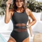 Sheer Mesh One-piece (4)