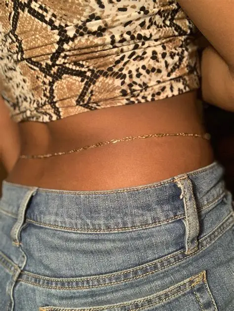 Thin Gold waist chain (3) Thin Gold waist chain (3)