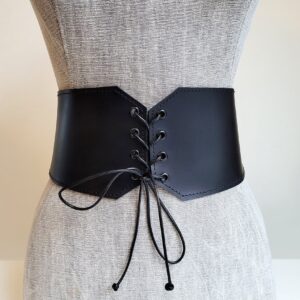 Vegan Leather Corset Belts