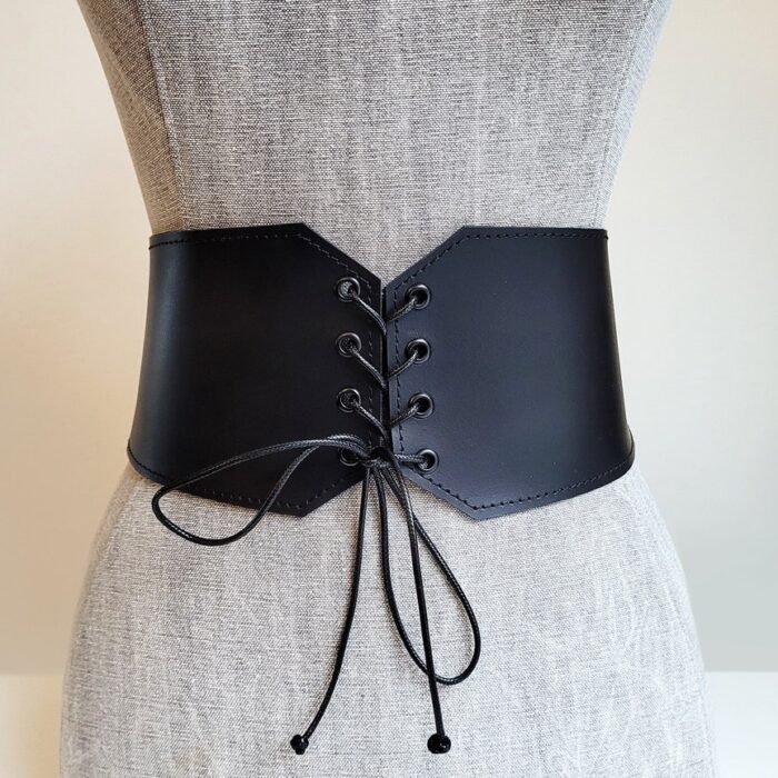Vegan Leather Corset Belt (3)