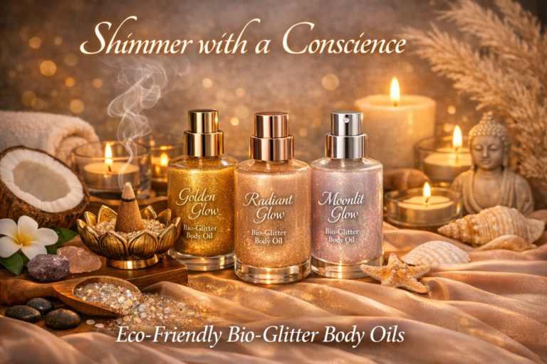 Radiant and Responsible: The Magic of Bio-Glitter Body Oils