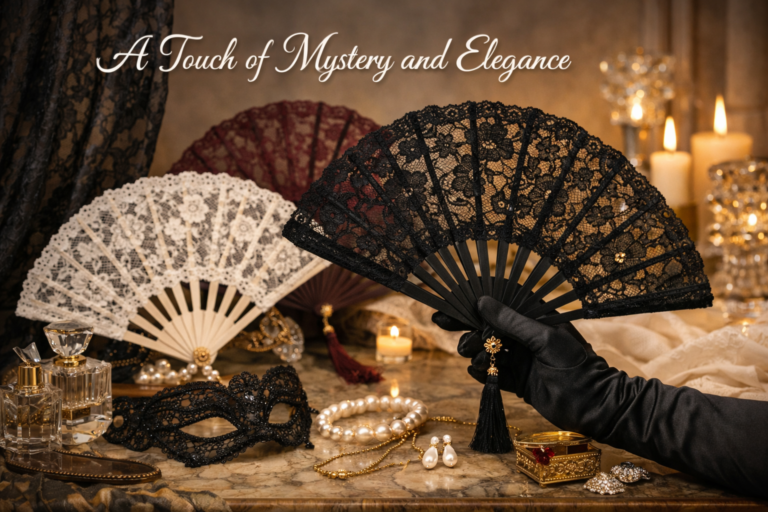 Timeless Mystery: The Allure of Lace Fans in Modern Fashion